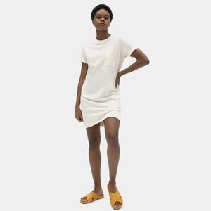 Everlane Weekend Tee Dress in Bone